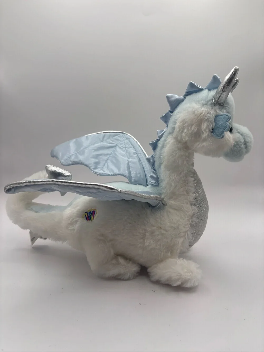 Webkinz Ice Dragon with Sealed Secret Code Tag White Stuffed Animal Ganz READ - Picture 3 of 16